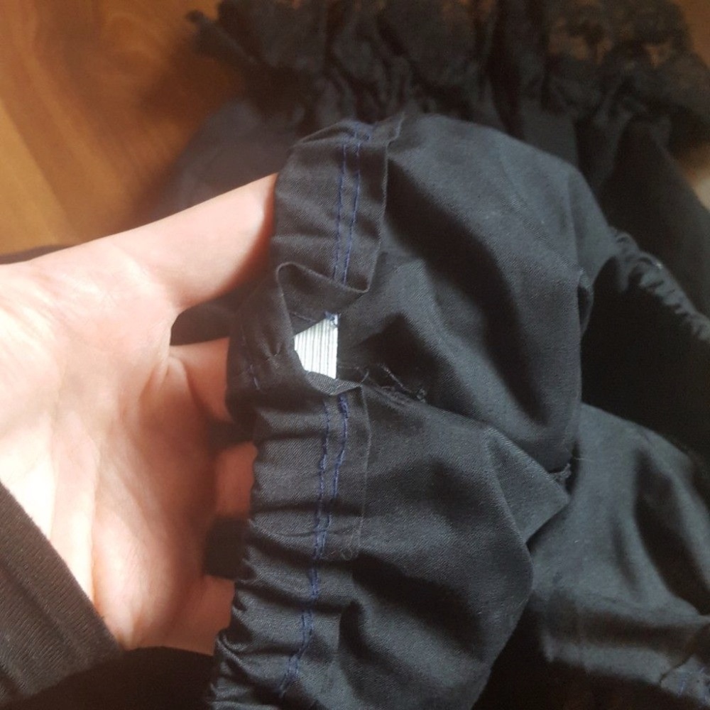Handmade Cotton Gothic Lolita Bloomers Shorts Lace Trim - Picture 3 of 5
